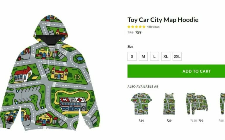 Mein neuer Autoteppich-Hoodie